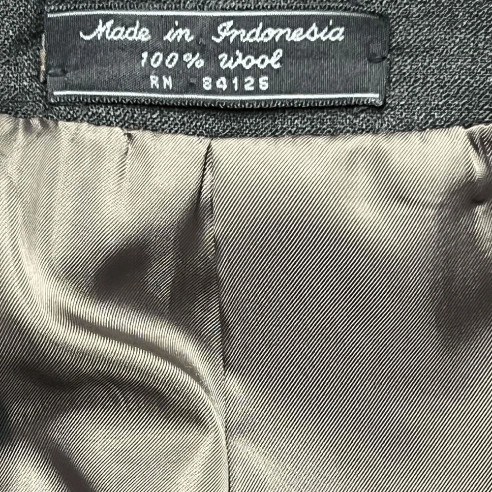 Jeffrey Banks Blazer‎ 40R Gray Notched Lapel 3Button Marble Chic Office Simple